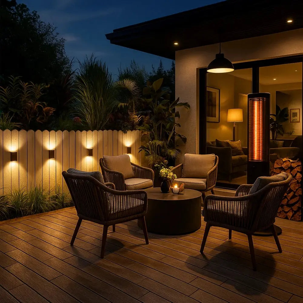 Applique Murale Extérieur Solaire - Lueur Nocturne | SolarBeam - | Delvanie