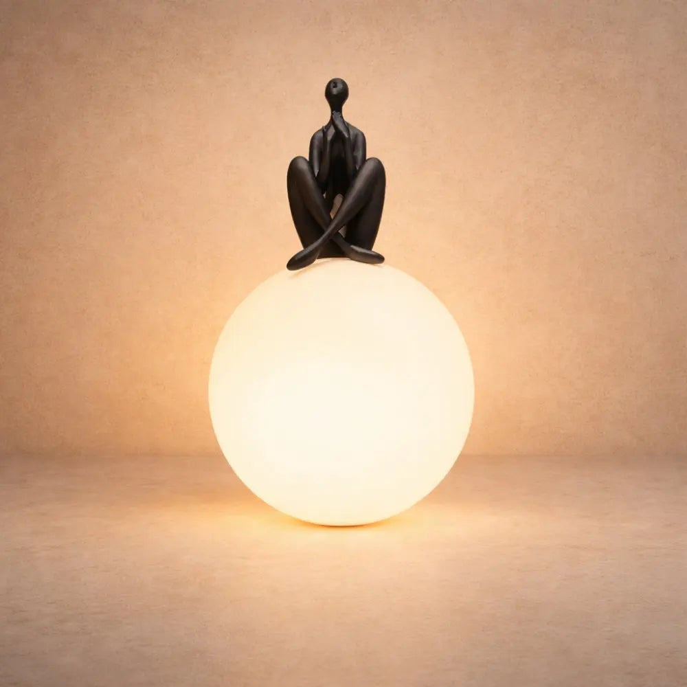 Boule Lampe - Sphère Sculptée Nordique | Orbélya - | Delvanie