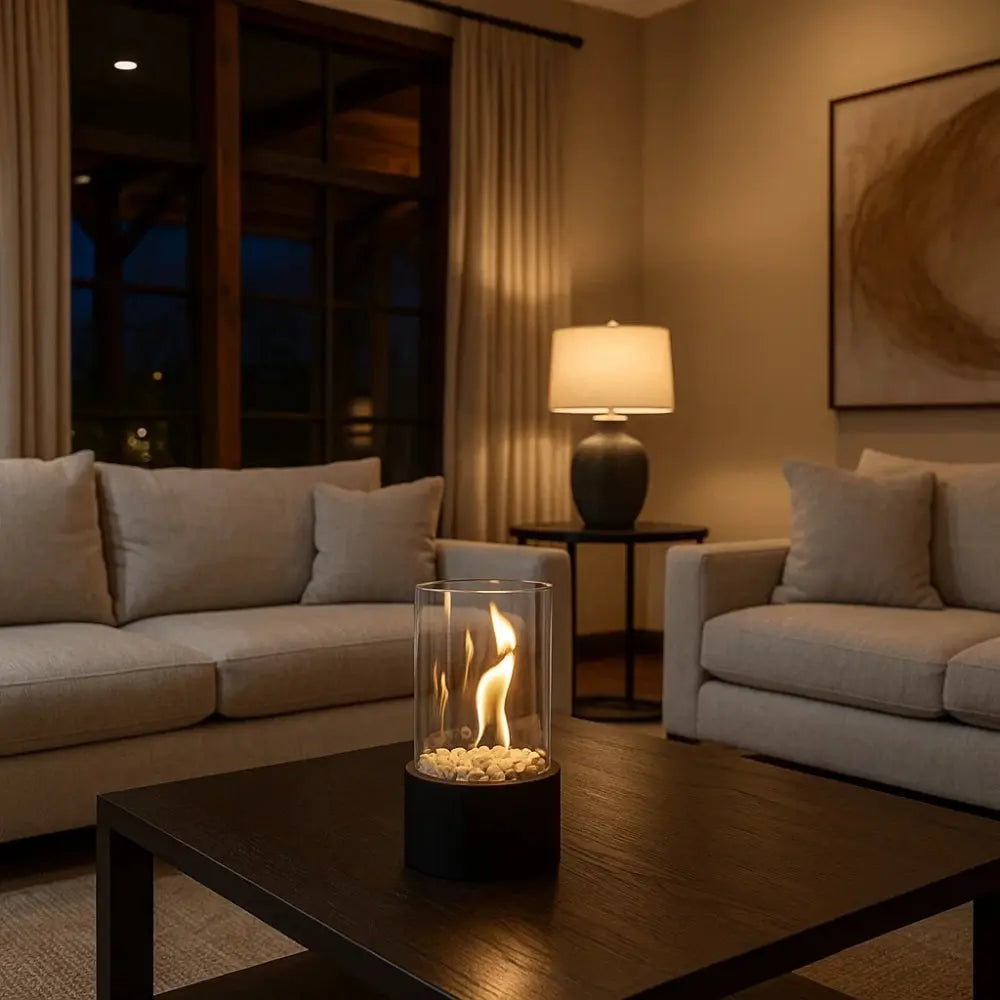 Cheminée de Table - Flamme Éternelle | Orlan - | Delvanie