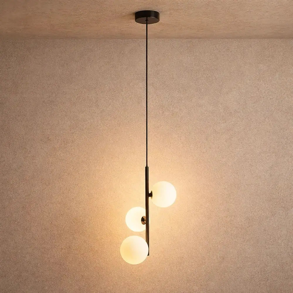 Pendant Lamp - Nocturnal Brass Spheres | Zoréa