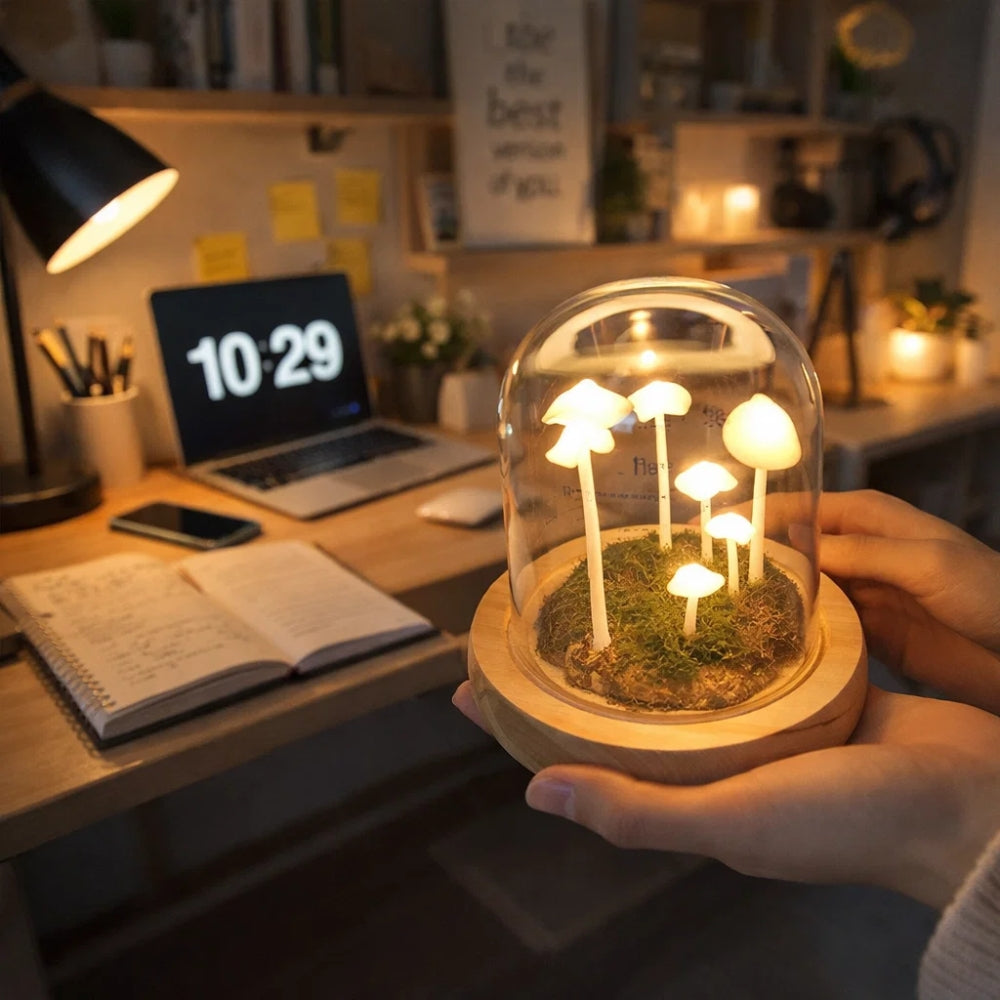 Lampe Champignon - Forêt Enchantée | Mycelya - | Delvanie