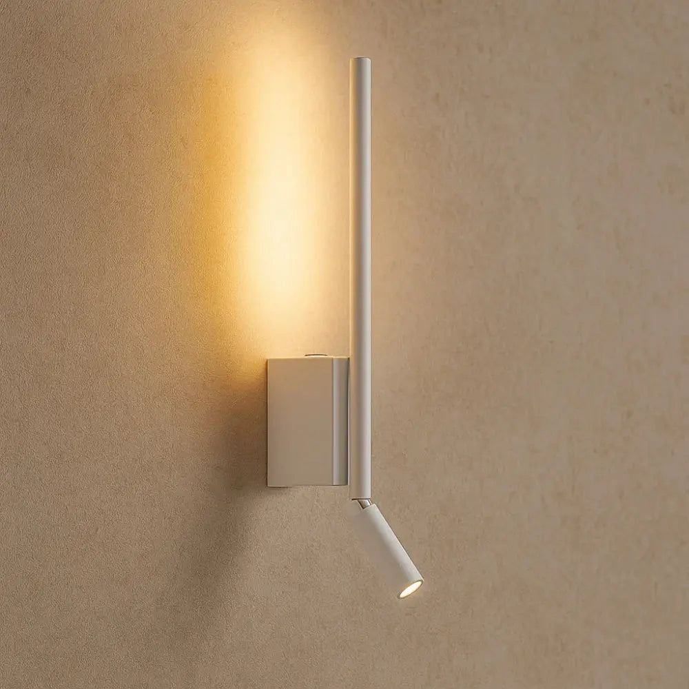 Applique Murale Rotative - Lueur Flexible | Tiora - Blanc | Delvanie