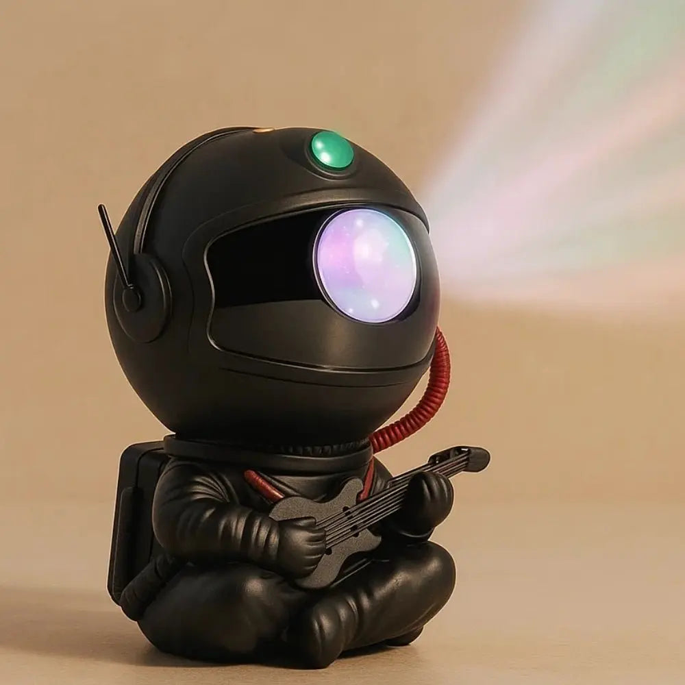 Lampe Astronaute - Rêve Galactique | Cosmoza - Guitare noire | Delvanie