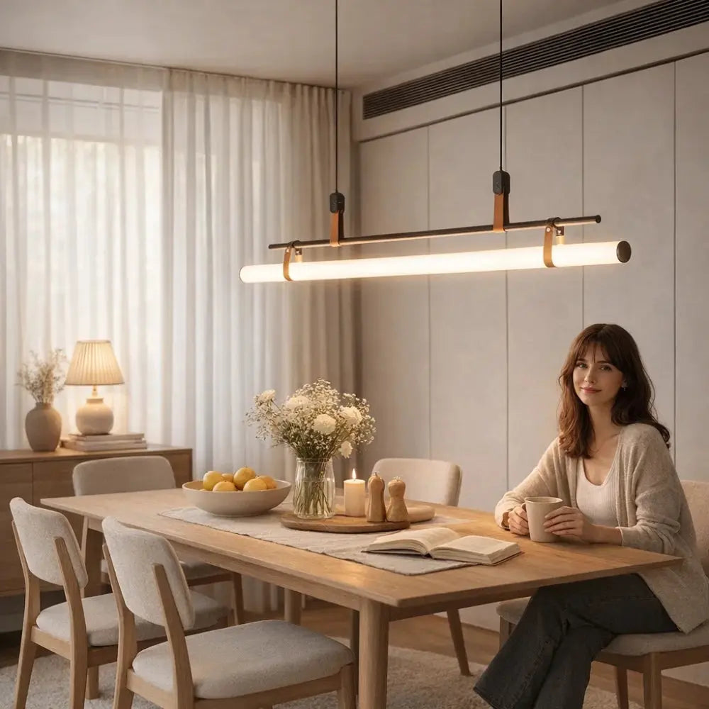 Luminaire Salle À Manger - Ligne Architecturée | Elvara - | Delvanie