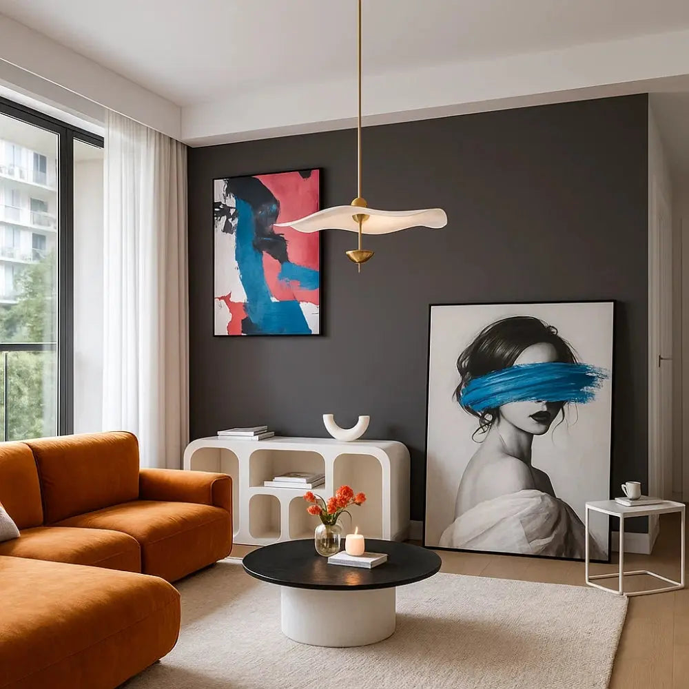 Luminaire Suspension Design Italien - Pétales Lotus Aériens | Fiorenya - | Delvanie