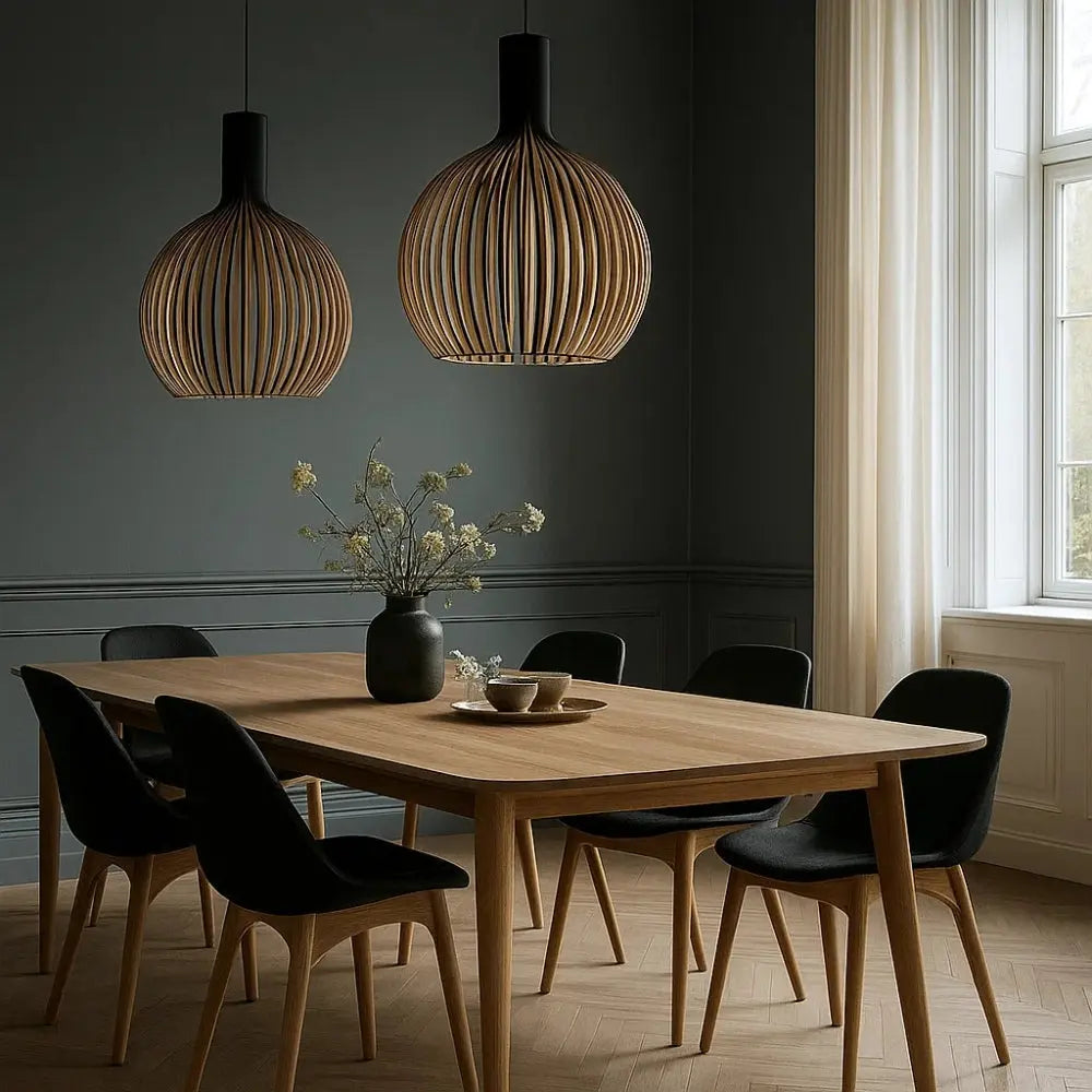 Suspension Bois - Charme Minimaliste | Forestia - | Delvanie
