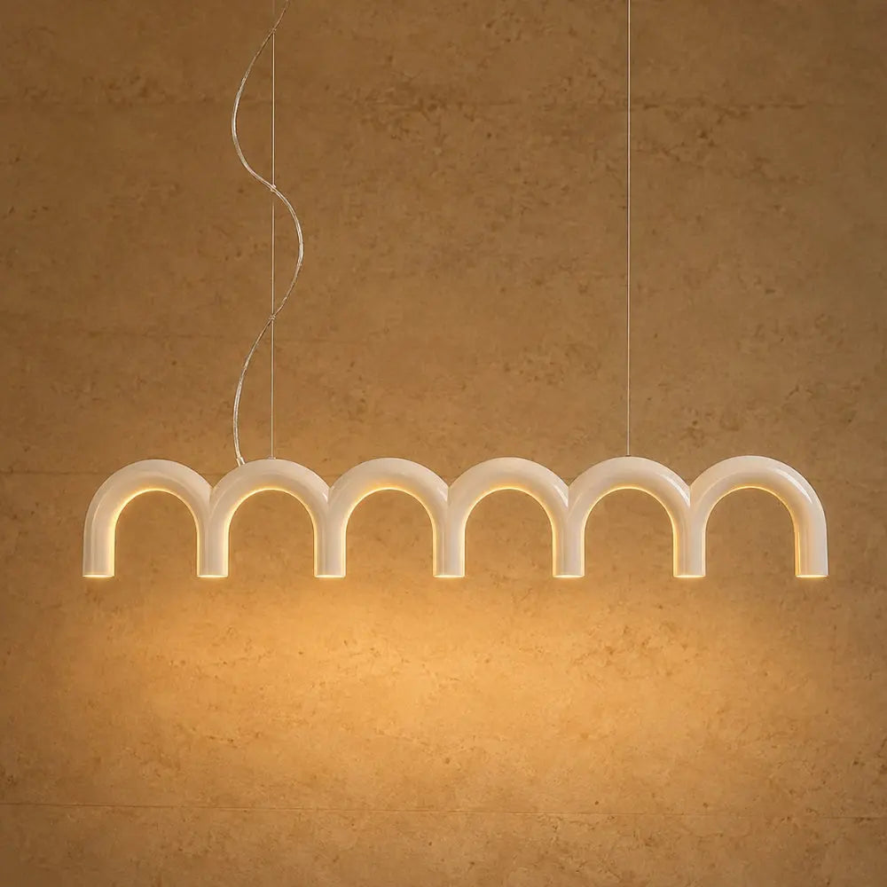 Suspensions LED - Arche Macaron Design | Obluria - Suspension luminaire Delvanie