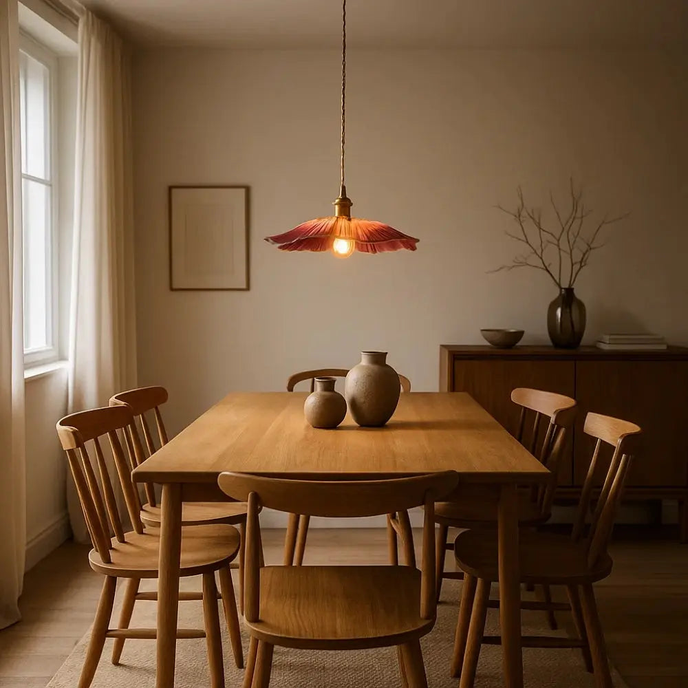 Suspension Luminaire en Verre - Éclat Floral | Petalis - | Delvanie