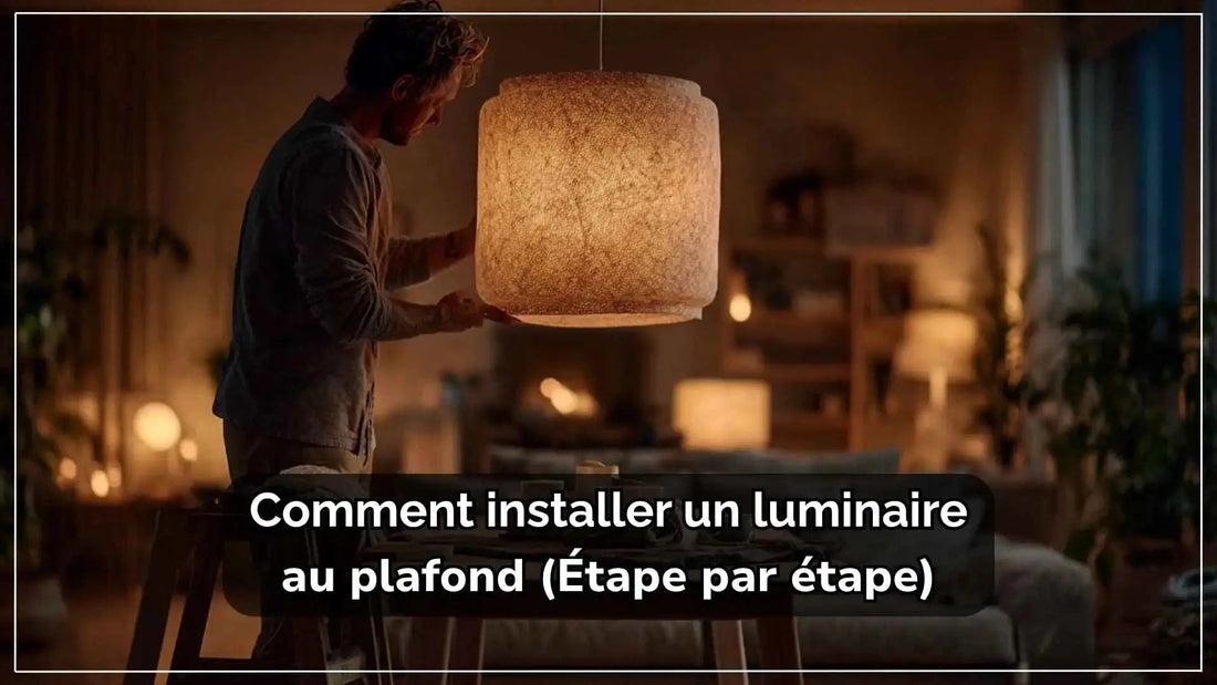 Comment-installer-un-luminaire-au-plafond | Delvanie