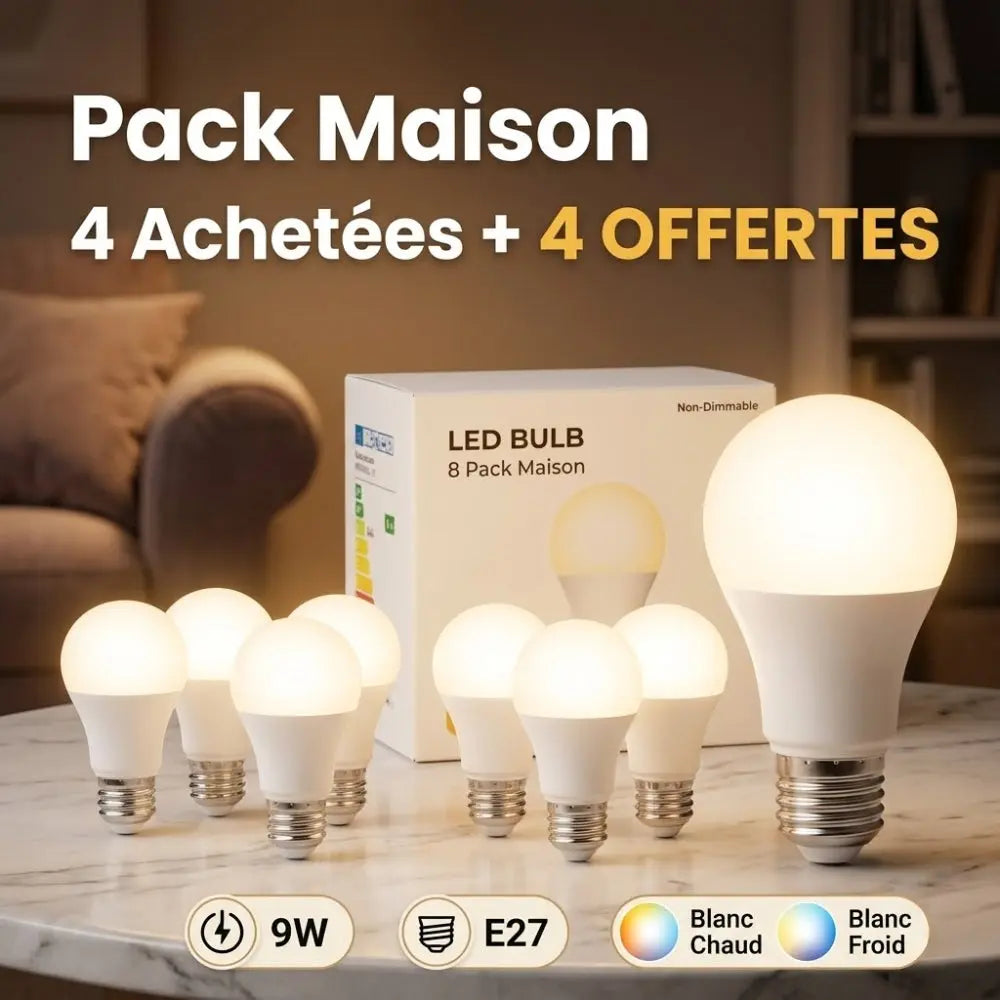 Ampoules LED E27 9W