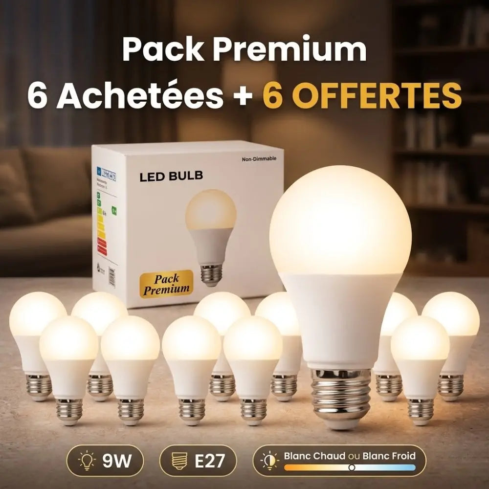 Ampoules LED E27 9W