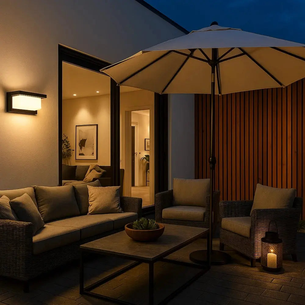 Applique Murale Exterieur Detecteur de Mouvement - | Elevation -  |   Delvanie