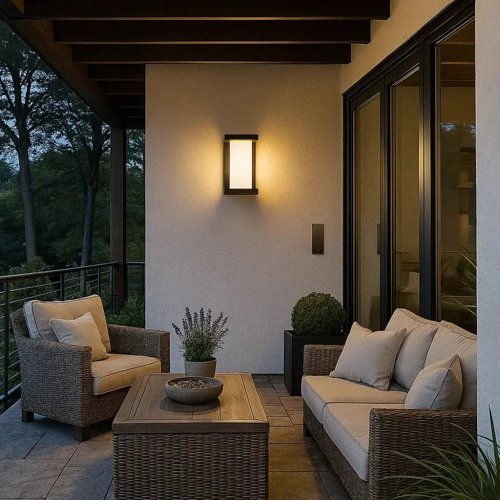 Applique Murale Exterieur Detecteur de Mouvement - | Elevation -  |   Delvanie