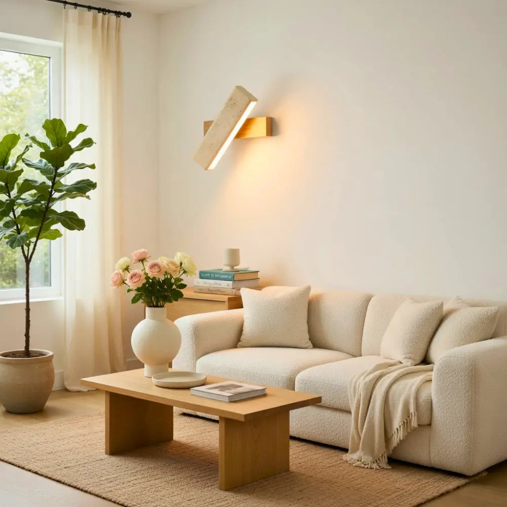 Applique Murale Retro - Pierre Brute Japandi | Trovia -  |   Delvanie