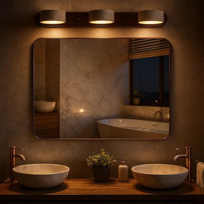 Applique Murale Travertin - Équilibre subtil | Solveta -  |   Delvanie