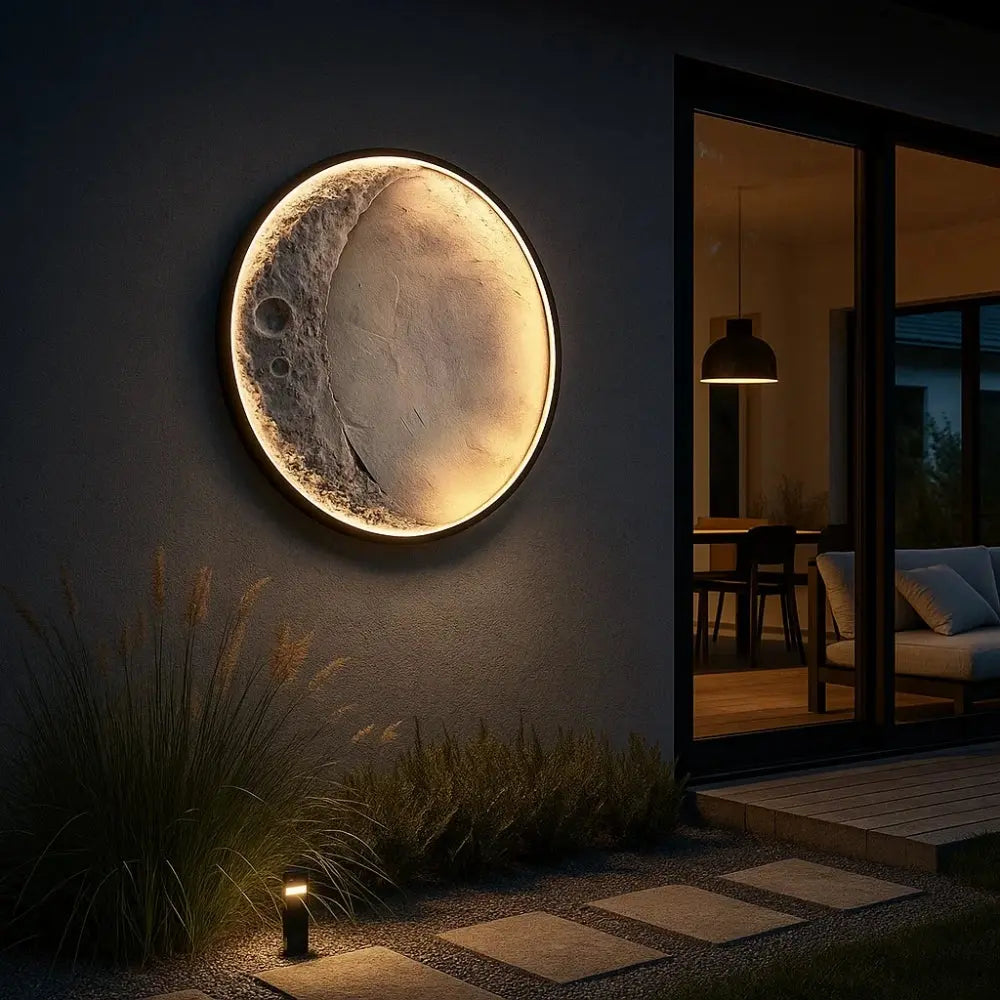 Applique exterieure - Lune d’Inox | Elysor -  |   Delvanie