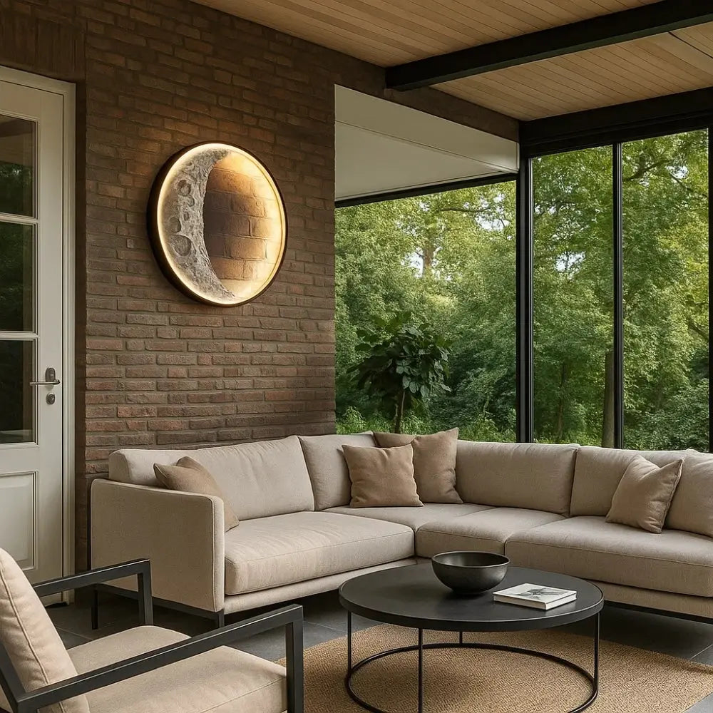 Applique exterieure - Lune d’Inox | Elysor -  |   Delvanie