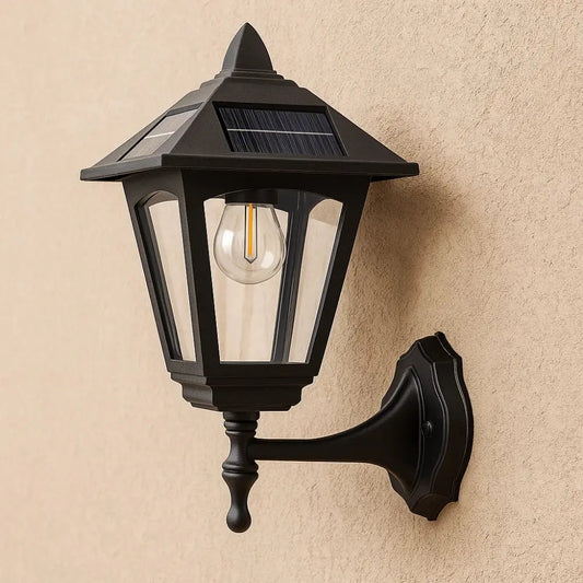 Applique Murale Solaire Exterieur - Halo Solaire Géométrique | Solaryne - 2 |   Delvanie