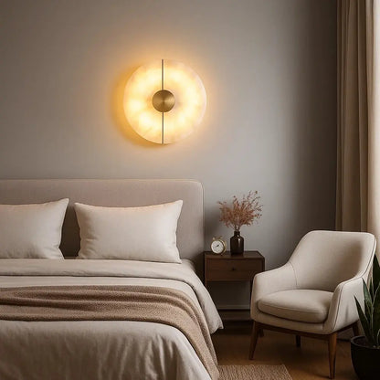 Applique Murale Marbre - Éclat Albâtre Luxueux | Marbélia -  |   Delvanie