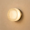 Applique Murale en Verre - Lueur Cristalline | Viora - Blanc / Blanc chaud (2700-3500K) |   Delvanie