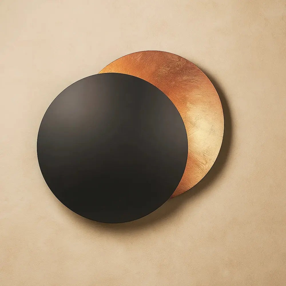 Applique Luminaire Eclipse - Système Solaire | Orbita - Cuivre/Noir / 25cm |   Delvanie
