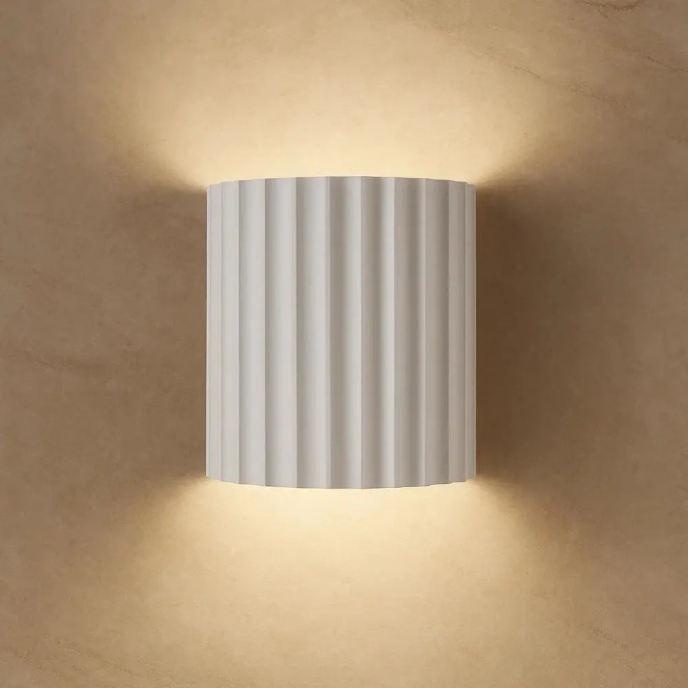 Applique Murale - Lumière Sculptée | Stratum - Blanc |   Delvanie