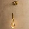 Applique Murale - Éclat Contemporain | Teardrop - Dorée |   Delvanie