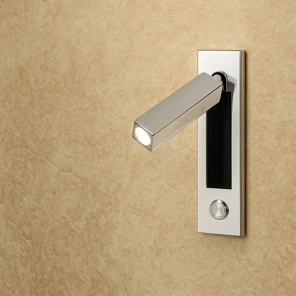 Applique Murale Industrielle - Design Raffiné | Steelis - Carré / Argenté |   Delvanie