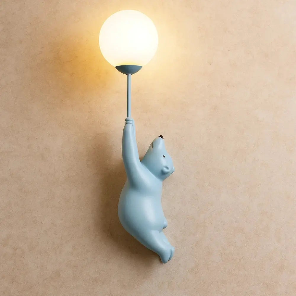 Applique Murale Enfant - Rêve de Lune | Softlight - Côté Ours Bleu |   Delvanie