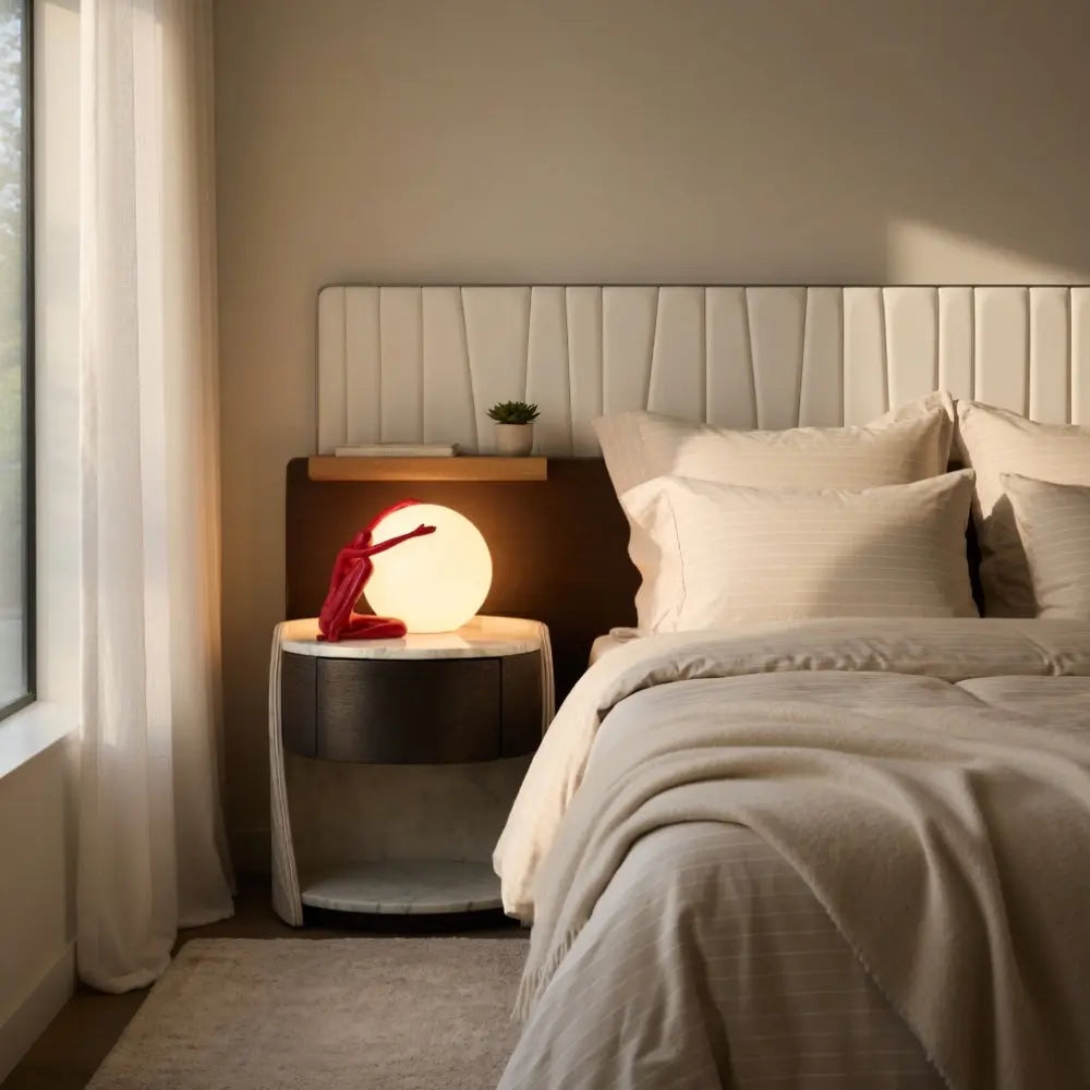 Boule Lampe - Sphère Sculptée Nordique | Orbélya -  |   Delvanie