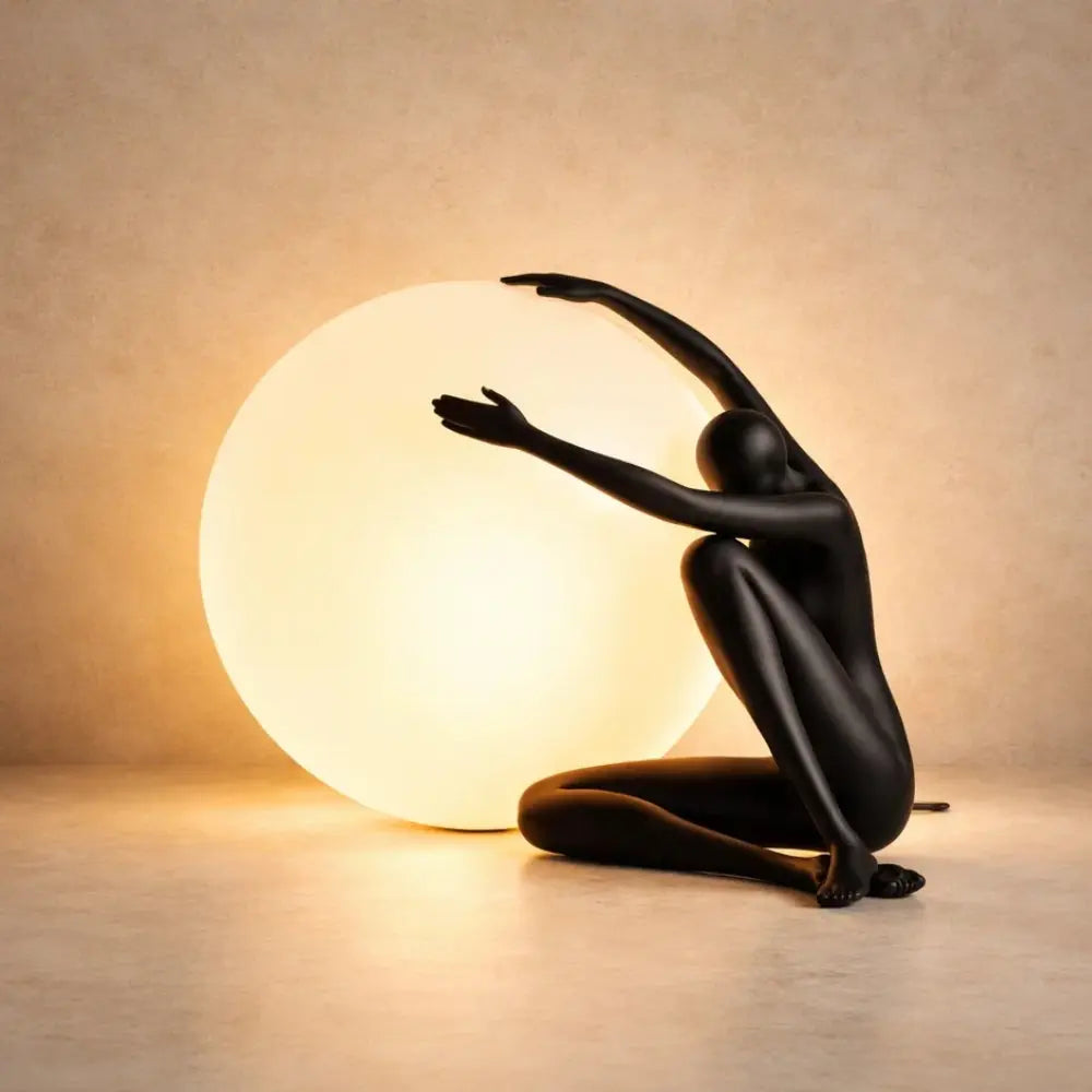 Boule Lampe - Sphère Sculptée Nordique | Orbélya -  |   Delvanie