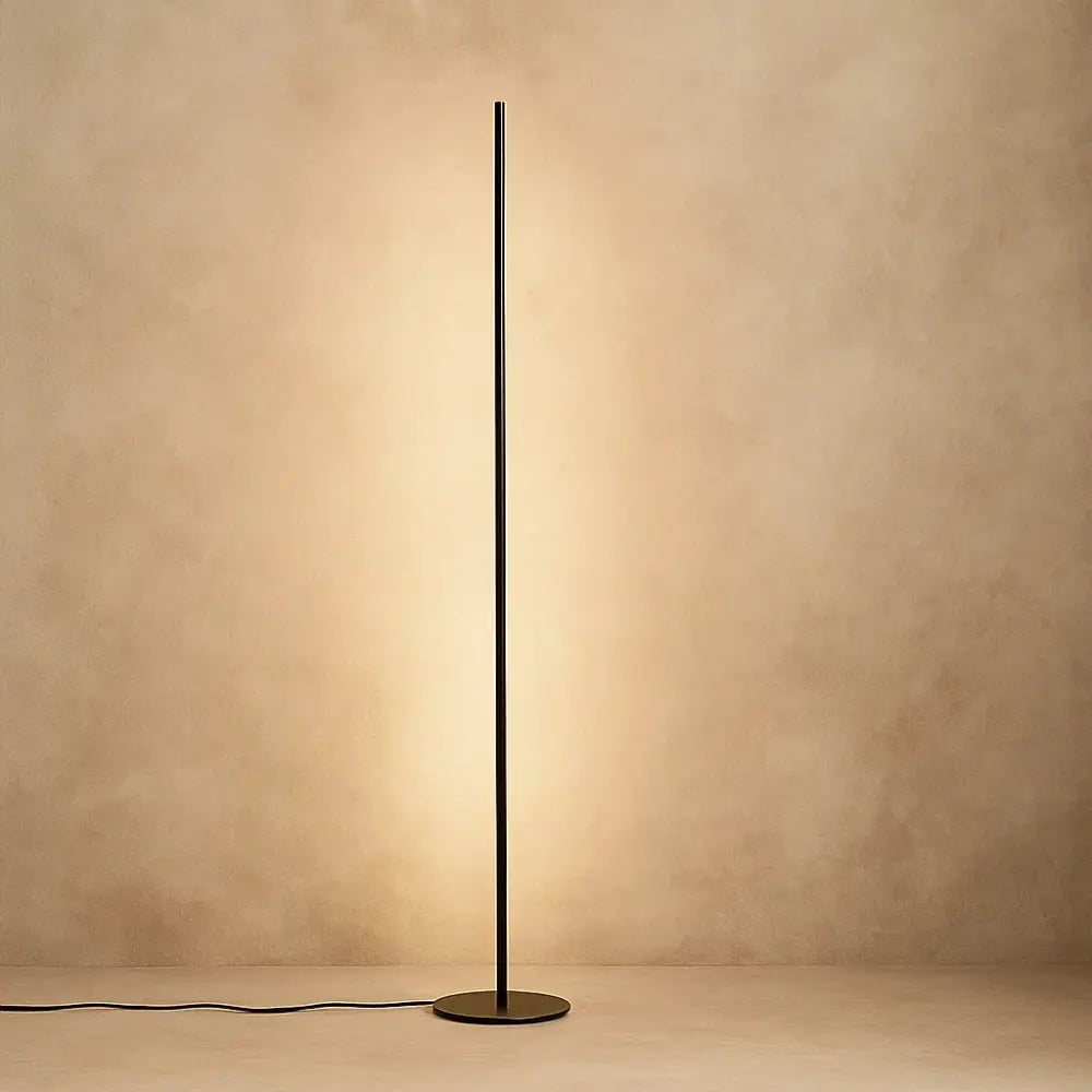 Lampadaire sur Pied - Lumière Sublime | Nordis - Noir |   Delvanie