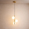 Pendant Lamp - Nocturnal Brass Spheres | Zoréa