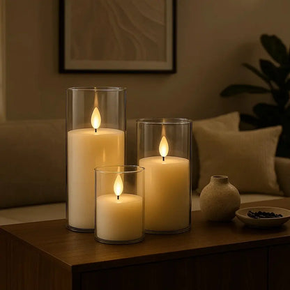 Lampe Bougie - Le Trio Éternel | Solara -  |   Delvanie