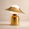 Lampe Champignon Vintage - Dôme doré lumineux | Mycaria -  |   Delvanie