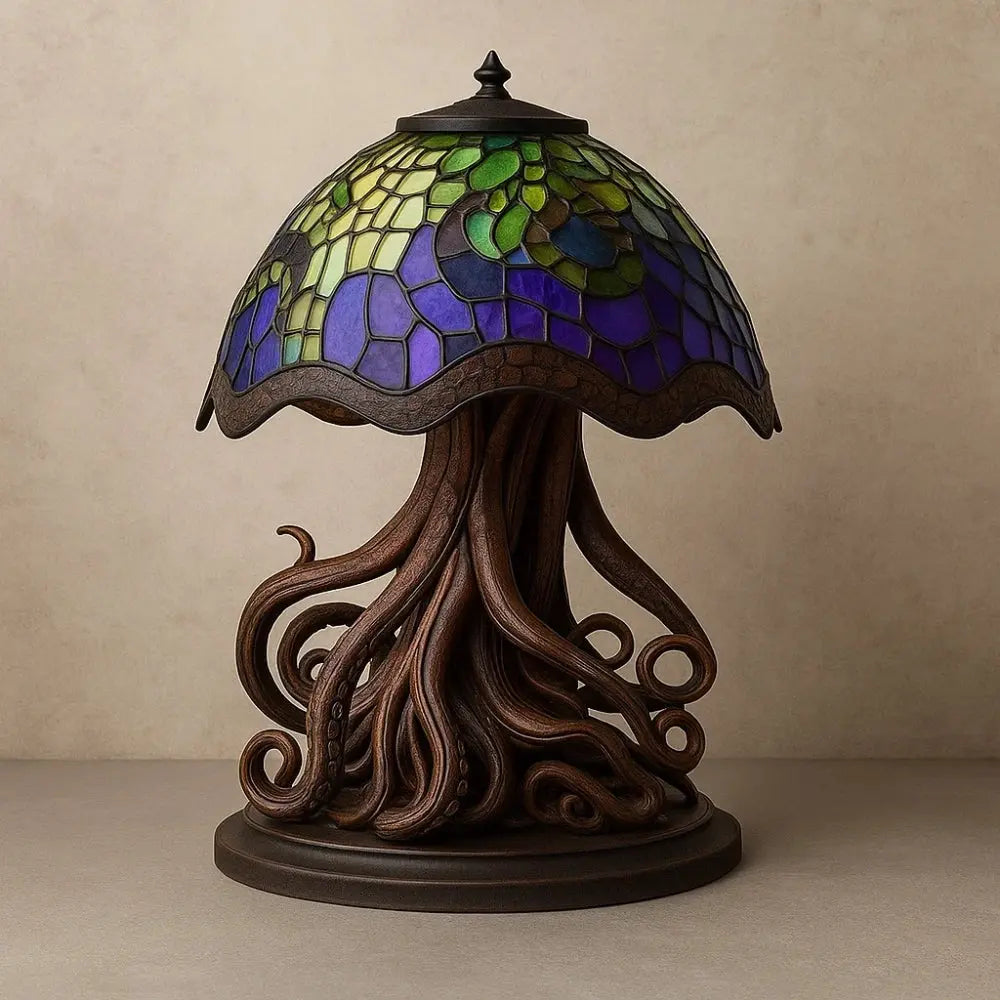 Lampe Champignon - Forêt Enchantée | Lunora - Poulpe |   Delvanie