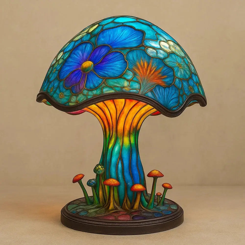 Lampe Champignon - Forêt Enchantée | Lunora - Fleur de lotus |   Delvanie