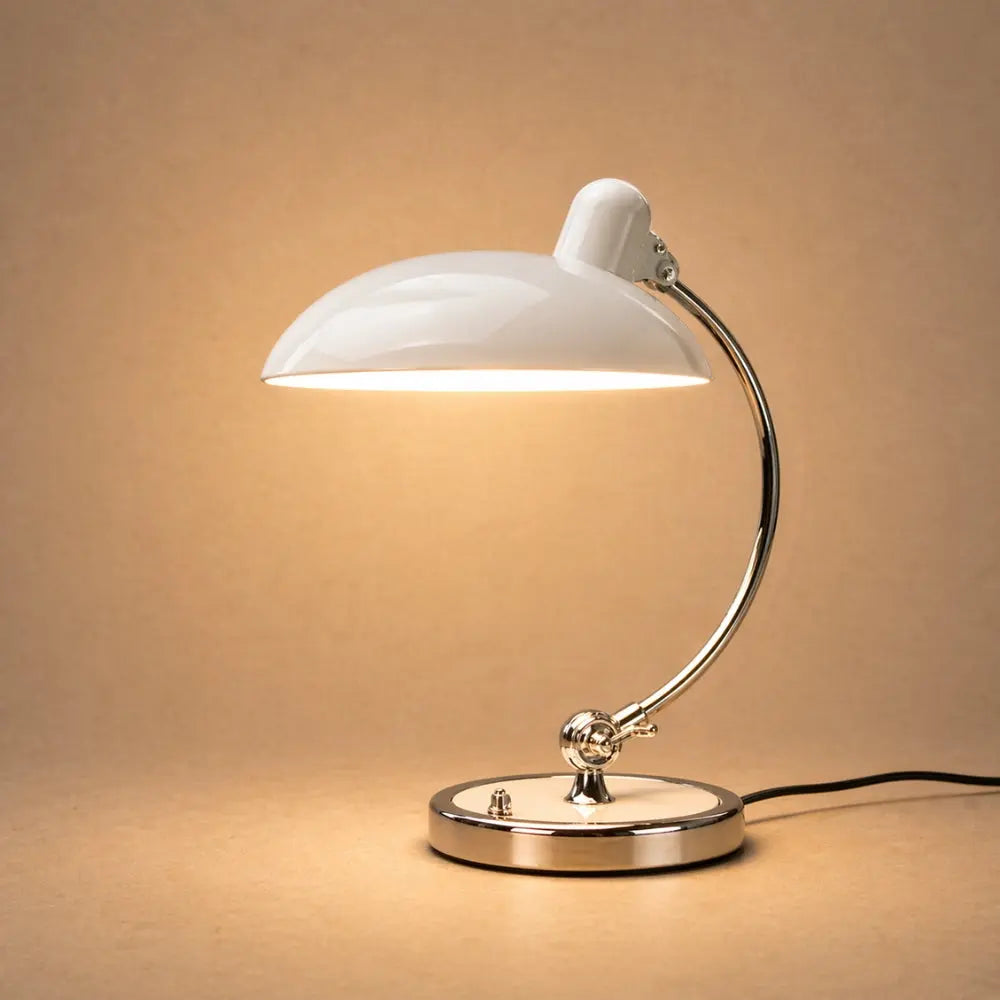 Lampe De Bureau Vintage - Dôme Rétro Courbé | Valdsen -  Lampe Delvanie