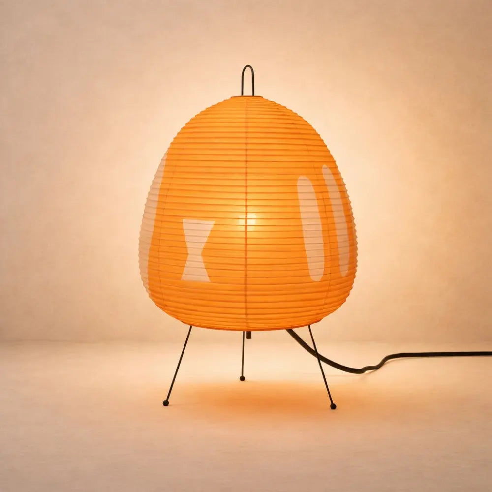 Lampe De Table - Papier Washi Trépied | Akoria -  Lampe Delvanie