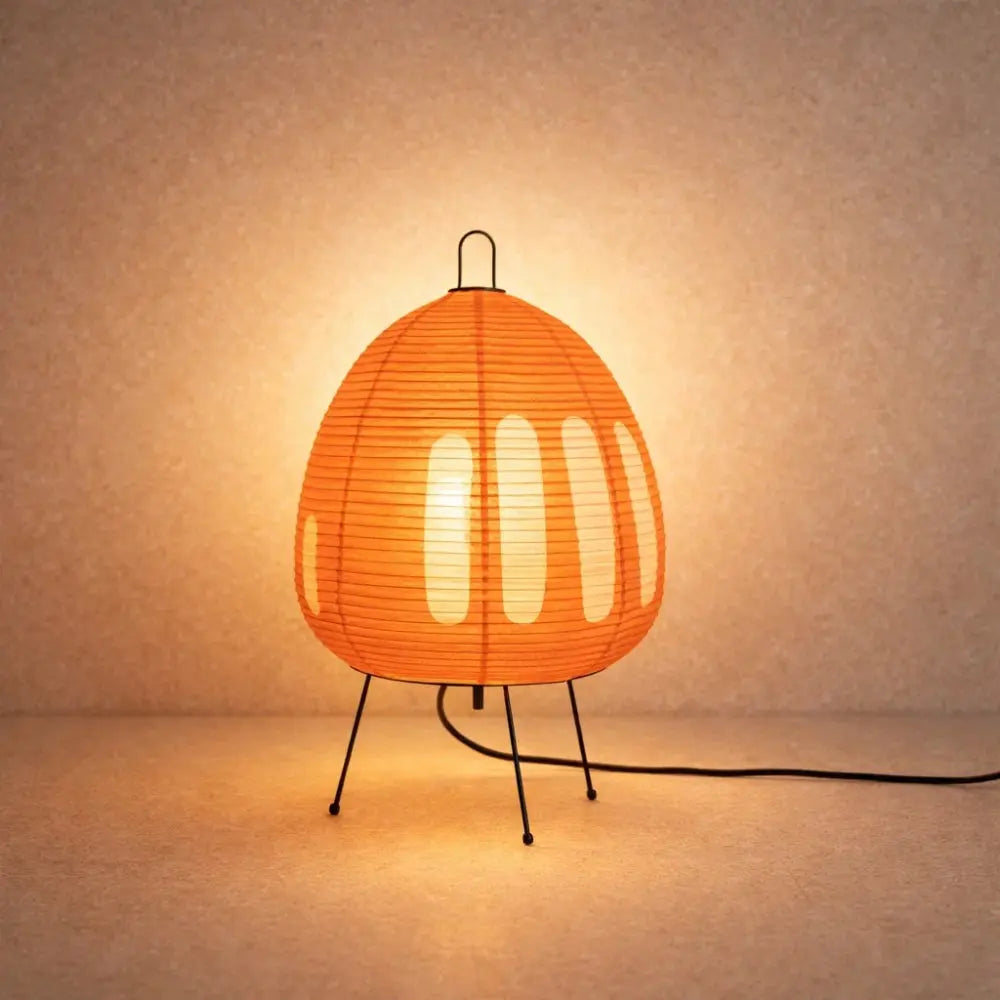 Lampe De Table - Papier Washi Trépied | Akoria -  Lampe Delvanie