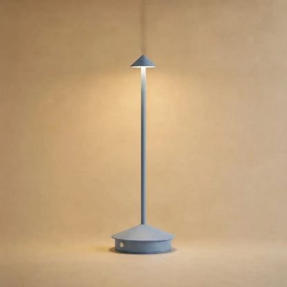 Lampe de table sans fil Yuzano coloris bleu