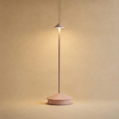 Lampe de table sans fil Yuzano coloris rose