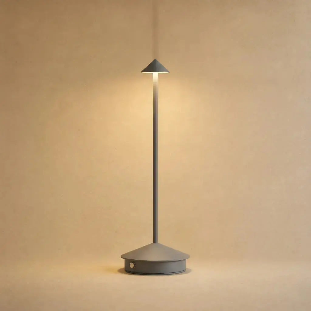 Lampe de table sans fil Yuzano coloris gris