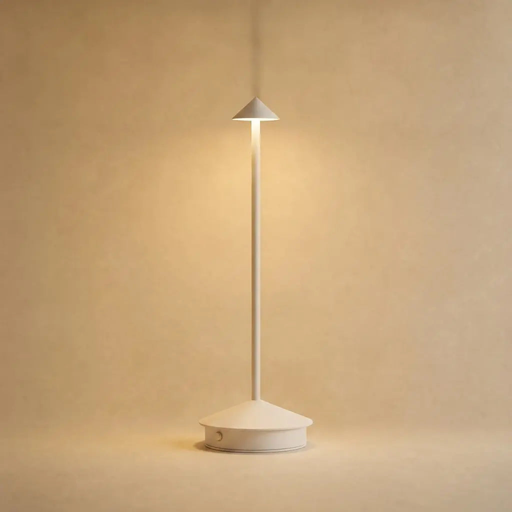 Lampe de table sans fil Yuzano coloris blanc