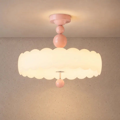 Lampe Plafonnier LED - Nuage Crème Doux | Nuvella -  Luminaire plafonnier Delvanie