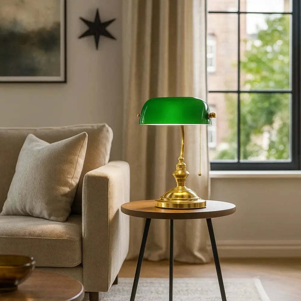 Lampe de Bureau - Ambiance Luxueuse | Emeraude -  |   Delvanie