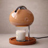Lampe de Chevet Moderne - Verre Bois Japandi | Yunari -  |   Delvanie