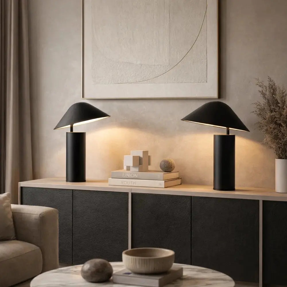 Lampe de Table Champignon - Dôme Nocturne | Eclipsya -  |   Delvanie