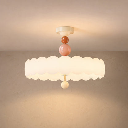 Lampe Plafonnier LED - Nuage Crème Doux | Nuvella