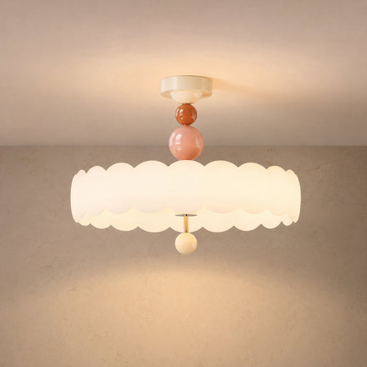 Lampe Plafonnier LED - Nuage Crème Doux | Nuvella